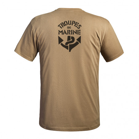 T-shirt STRONG Troupes de Marine tan