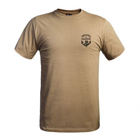 T-shirt STRONG Troupes de Marine tan – A10 Equipment
