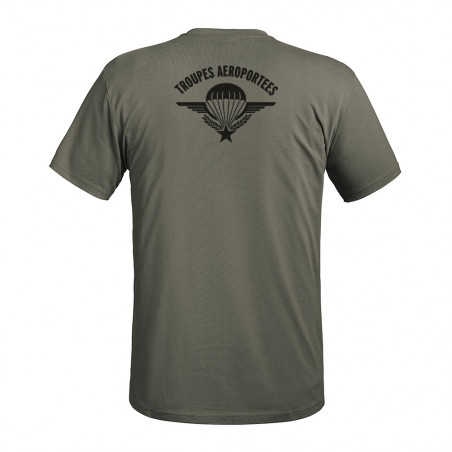 T-shirt STRONG Troupes Aéroportées vert olive – A10 Equipment