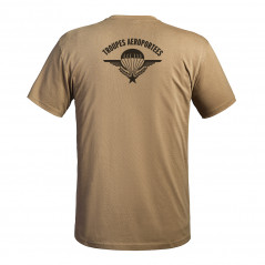 T-shirt STRONG Troupes Aéroportées tan – A10 Equipment