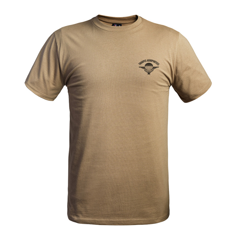 T-shirt STRONG Troupes Aéroportées tan – A10 Equipment T-shirt STRONG Troupes Aéroportées tan – A10 Equipment