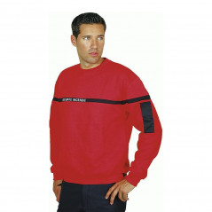 Sweat SÉCU-ONE Sécurité Incendie rouge – confort & identification