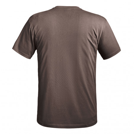 T-shirt STRONG – Brun “Terre de France”, 100 % coton 210 g/m²