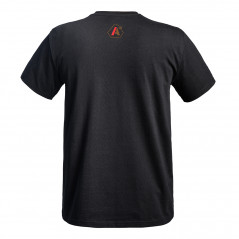 T-shirt SIGNATURE noir logo tan/rouge – A10 Equipment