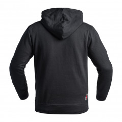 Hoodie SIGNATURE noir logo blanc/rouge – A10 Equipment