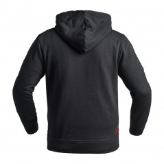 Hoodie SIGNATURE noir logo tan/rouge – A10 Equipment