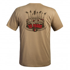 T-shirt STRONG SIGNATURE #BIRTHDAY FOCUSED tan – A10 Equipment