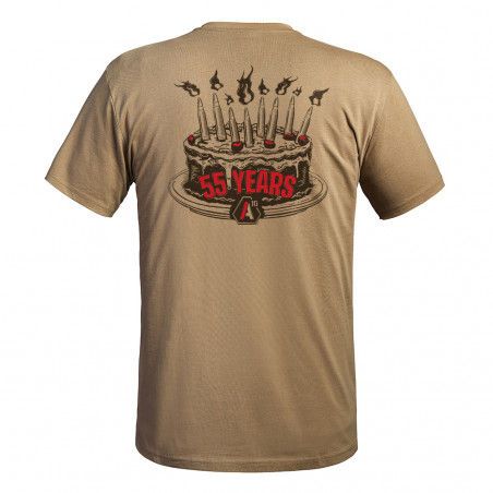 T-shirt STRONG SIGNATURE #BIRTHDAY FOCUSED tan – A10 Equipment