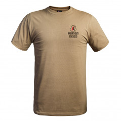 T-shirt STRONG SIGNATURE FOCUSED tan – A10 Equipment