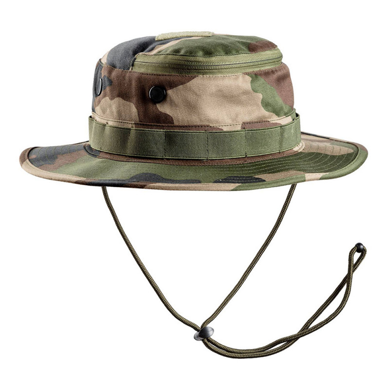Bob tactique avec moustiquaire – Camouflage FR/CE | équipement terrain