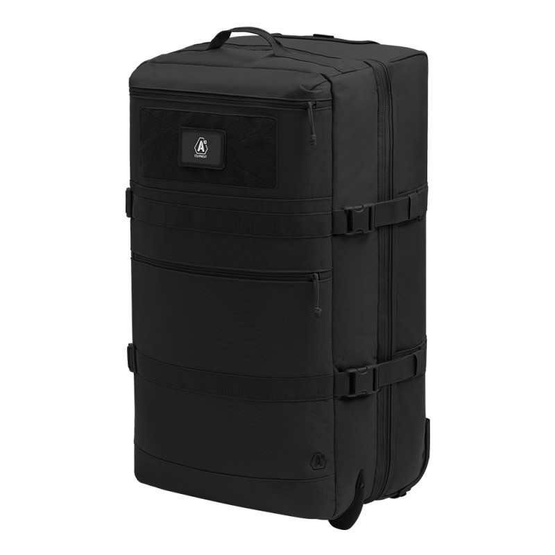 Sac de transport à roulettes TRANSALL 120 L Noir – 80 × 45 × 33 cm, roues tout-terrain, poignée télescopique