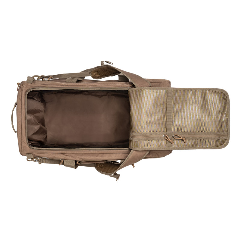 Sac de transport TRANSALL 90 L Tan – 71 × 35 × 36 cm, polyester HRF 600D déperlant