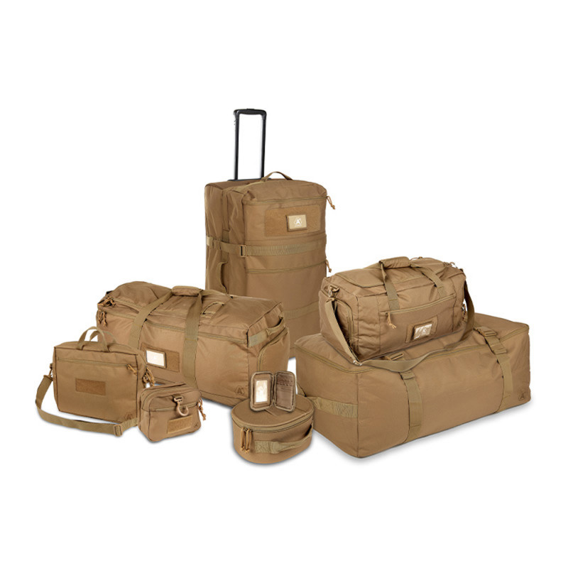 Sac de transport TRANSALL 45 L Tan – 55 × 29 × 27 cm, polyester HRF 600D déperlant