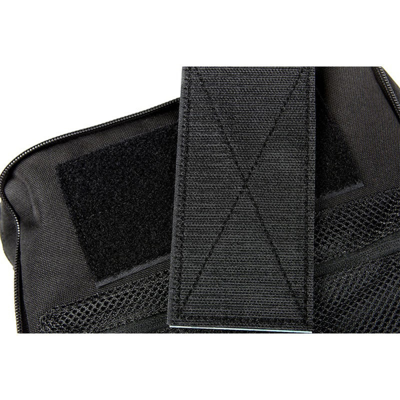 Trousse de toilette TRANSALL Noir – A10 Equipment, polyester HRF 600D, double compartiment