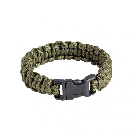 Bracelet de survie paracorde Vert Olive – A10 Equipment