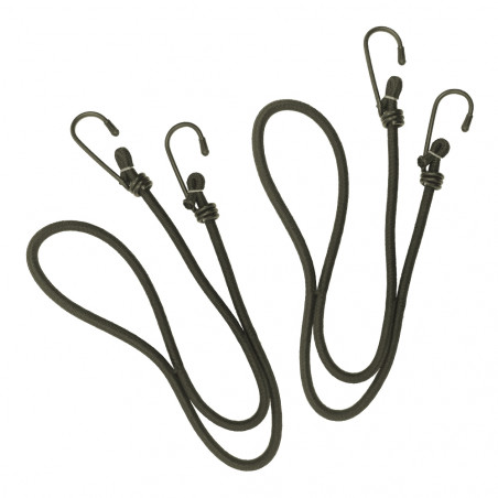 Lot de 2 sandows EXPÉDITION L. 75 cm × Ø 6 mm vert olive – A10 Equipment