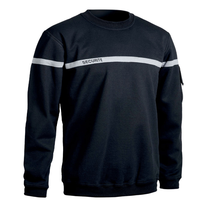 Sweat SECU-ONE Sécurité Privée noir – marquage réfléchissant & coupe fit Sweat SECU-ONE Sécurité Privée noir – marquage réfléchissant & coupe fit
