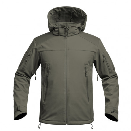 Veste Softshell V2 FIGHTER vert olive – A10 Equipment