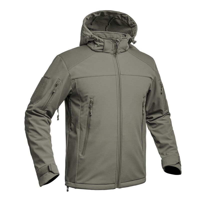 Veste Softshell V2 FIGHTER vert olive – A10 Equipment