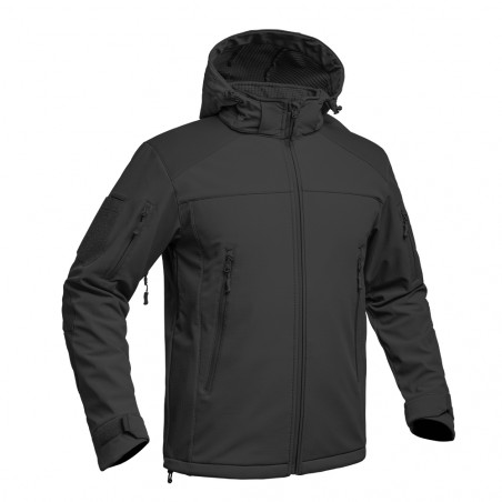 Veste Softshell V2 FIGHTER noir – A10 Equipment