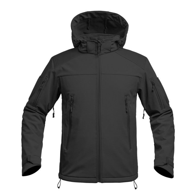 Veste Softshell V2 FIGHTER noir – A10 Equipment
