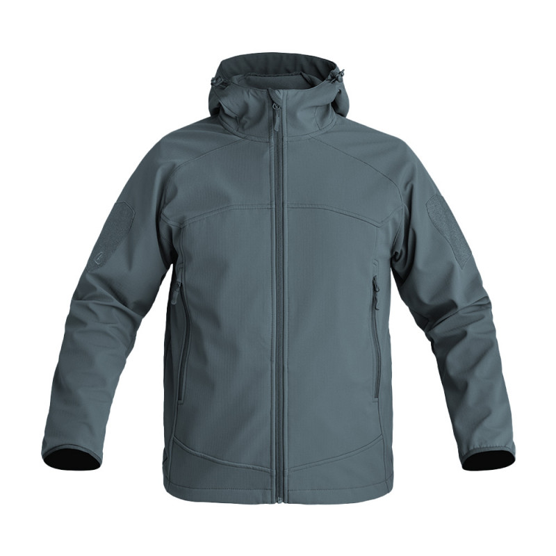 Veste Softshell INSTRUCTOR gris béton – confort, mobilité & protection – A10 Equipment