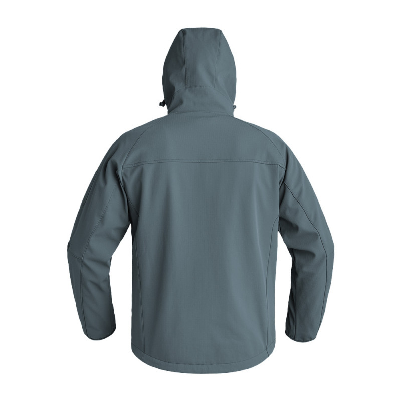 Veste Softshell INSTRUCTOR gris béton – confort, mobilité & protection – A10 Equipment