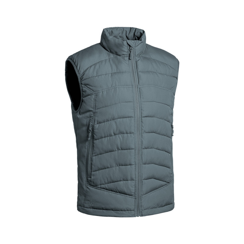 Blouson sans manches INSTRUCTOR XMF 90 – Gris Béton – Imperméable & Isolation −5 °C