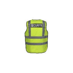 Gilet fluo rétro-réflechissant de sécurité multipoche
