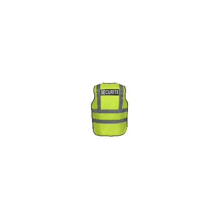 Gilet fluo rétro-réflechissant de sécurité multipoche