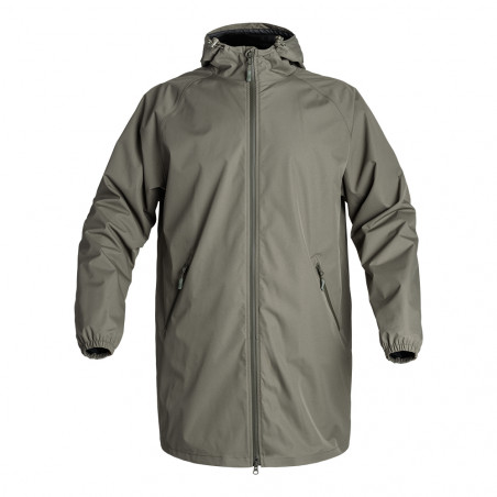Veste longue Lightshell RAIN PROTECT – Vert Olive – Imperméable, coupe-vent & respirante – Tailles jusqu’à 2XL