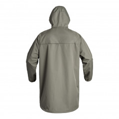 Veste longue Lightshell RAIN PROTECT – Vert Olive – Imperméable, coupe-vent & respirante – Tailles jusqu’à 2XL