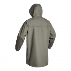Veste longue Lightshell RAIN PROTECT – Vert Olive – Imperméable, coupe-vent & respirante – Tailles jusqu’à 2XL