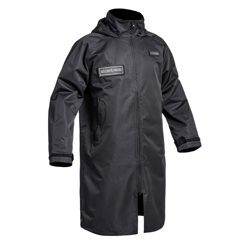 Poncho Lightshell Noir – Imperméable & respirant – Identifiable Poncho Lightshell Noir – Imperméable & respirant – Identifiable