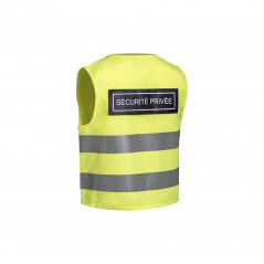 Gilet sans manches haute visibilité HV-TAPE – jaune fluorescent