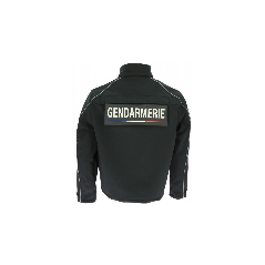 Bande DORSALE gendarmerie 28 *10 en PVC relief