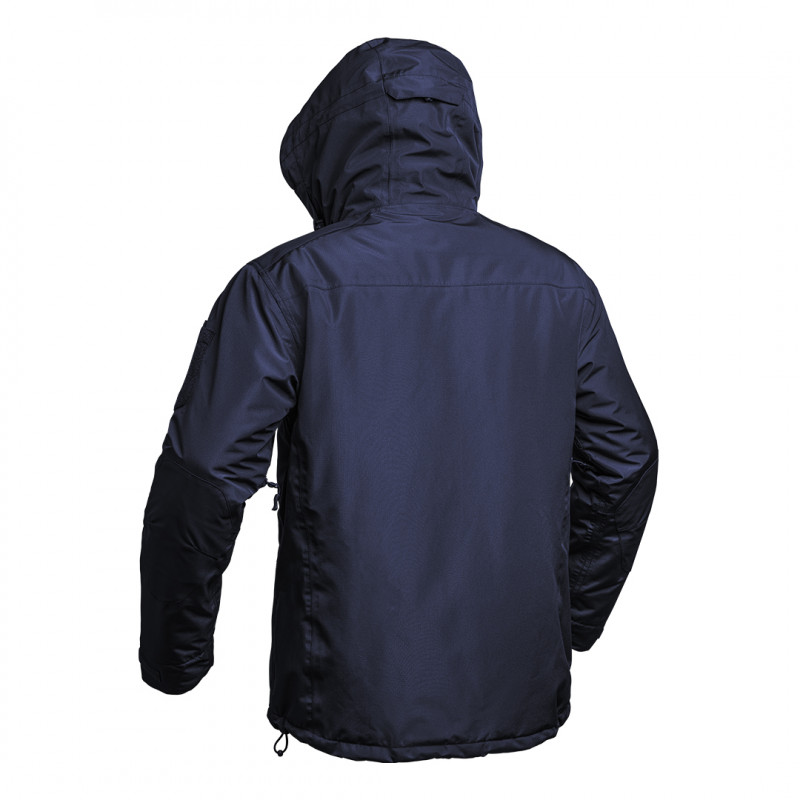 Parka Hardshell FIGHTER XMF-200 bleu marine – veste imperméable, respirante & isolante (2XL)