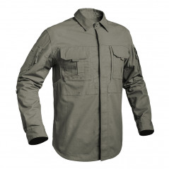 Chemise FIGHTER vert olive – Ripstop 5.0, poches multiples, coupe ergonomique