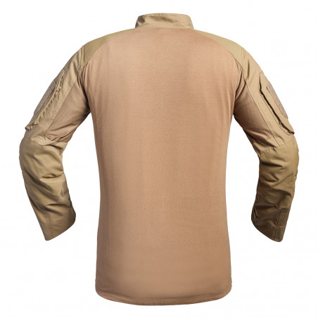 Chemise UBAS V2 FIGHTER tan — Ripstop 5.0, manches renforcées, coupe ergonomique
