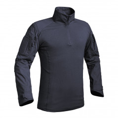 Chemise UBAS FIGHTER bleu marine — Ripstop 5.0 & buste coton, coupe ergonomique