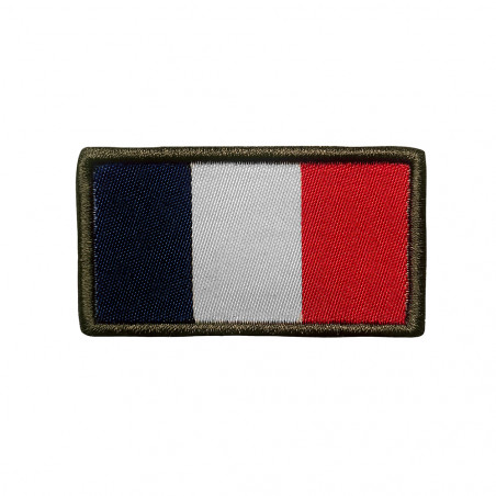 Écusson drapeau français brodé haute visibilité