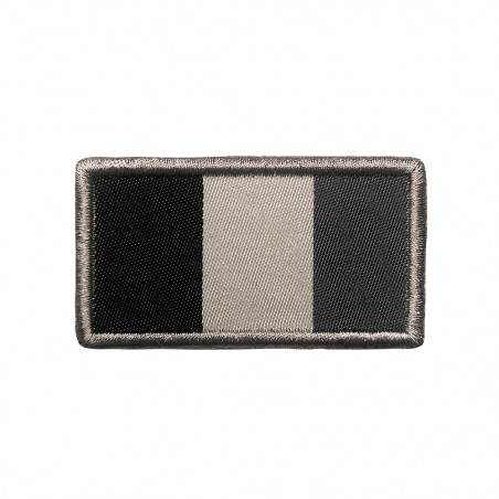Patch drapeau français brodé gris – A10 Equipment