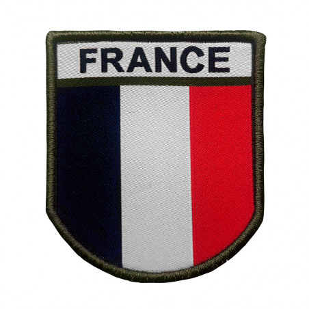 Écusson France brodé haute visibilité — A10 Equipment