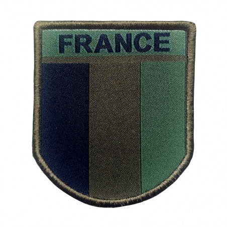 Écusson France brodé basse visibilité