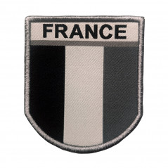Écusson France brodé gris