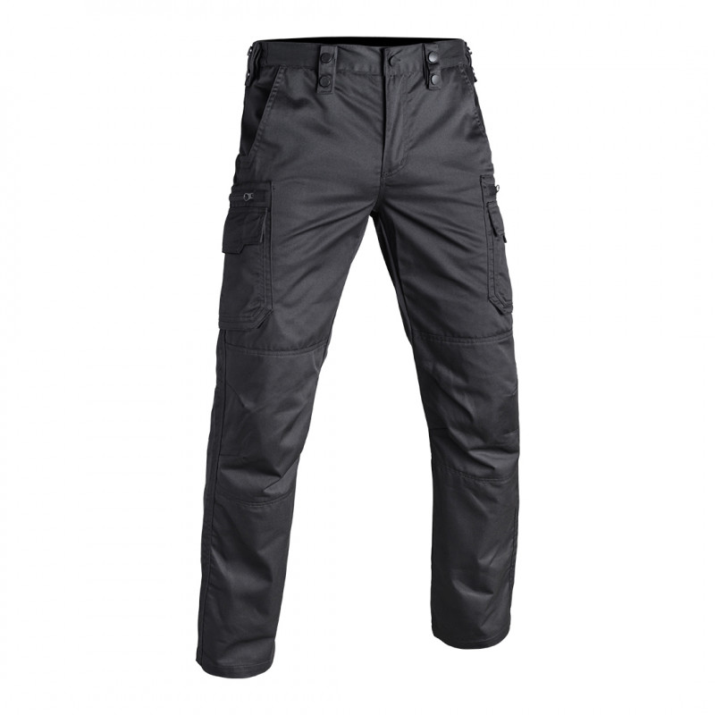 Pantalon V2 SÉCU-ONE noir bas non élastique – pantalon pro multi-poches