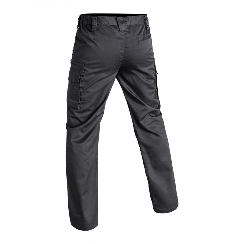 Pantalon V2 SÉCU-ONE noir bas non élastique – pantalon pro multi-poches