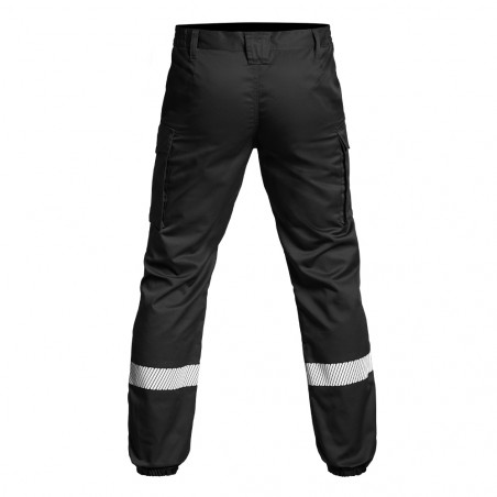 Pantalon SÉCU-ONE bas élastiqué HV-TAPE noir