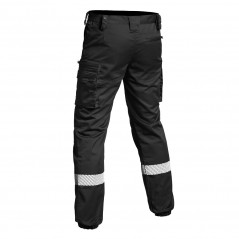 Pantalon V2 SÉCU-ONE bas élastiqué HV-TAPE noir Pantalon V2 SÉCU-ONE bas élastiqué HV-TAPE noir