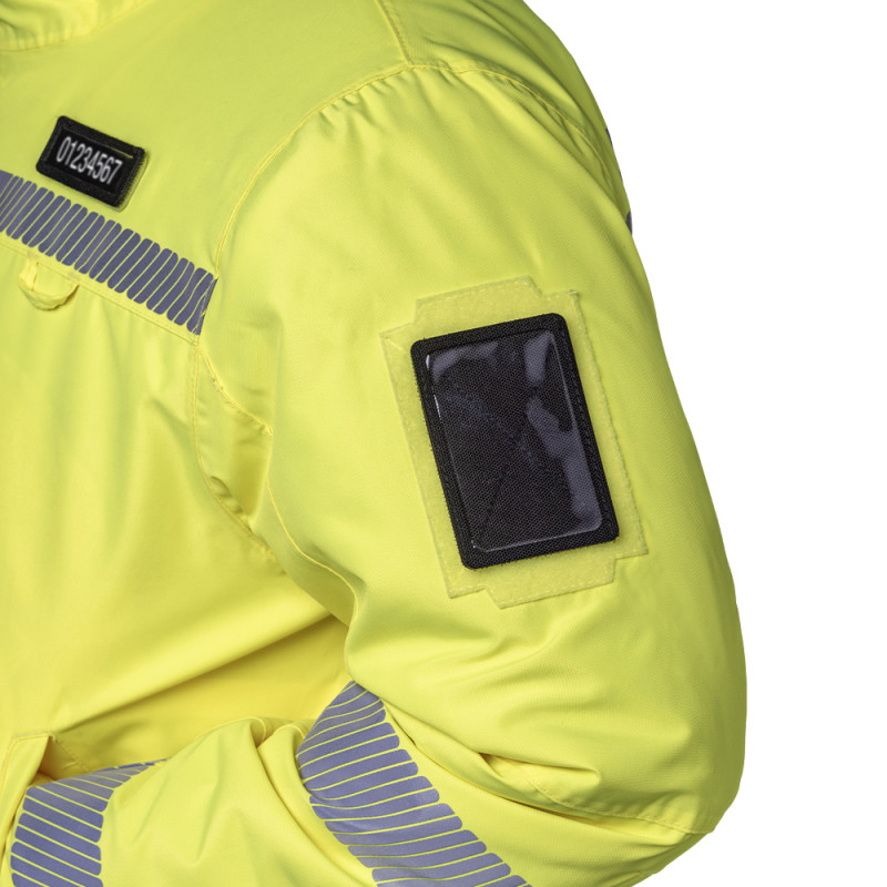 Parka Hardshell WF 150 HV-TAPE jaune Sécurité Privée – Haute visibilité & protection thermique
